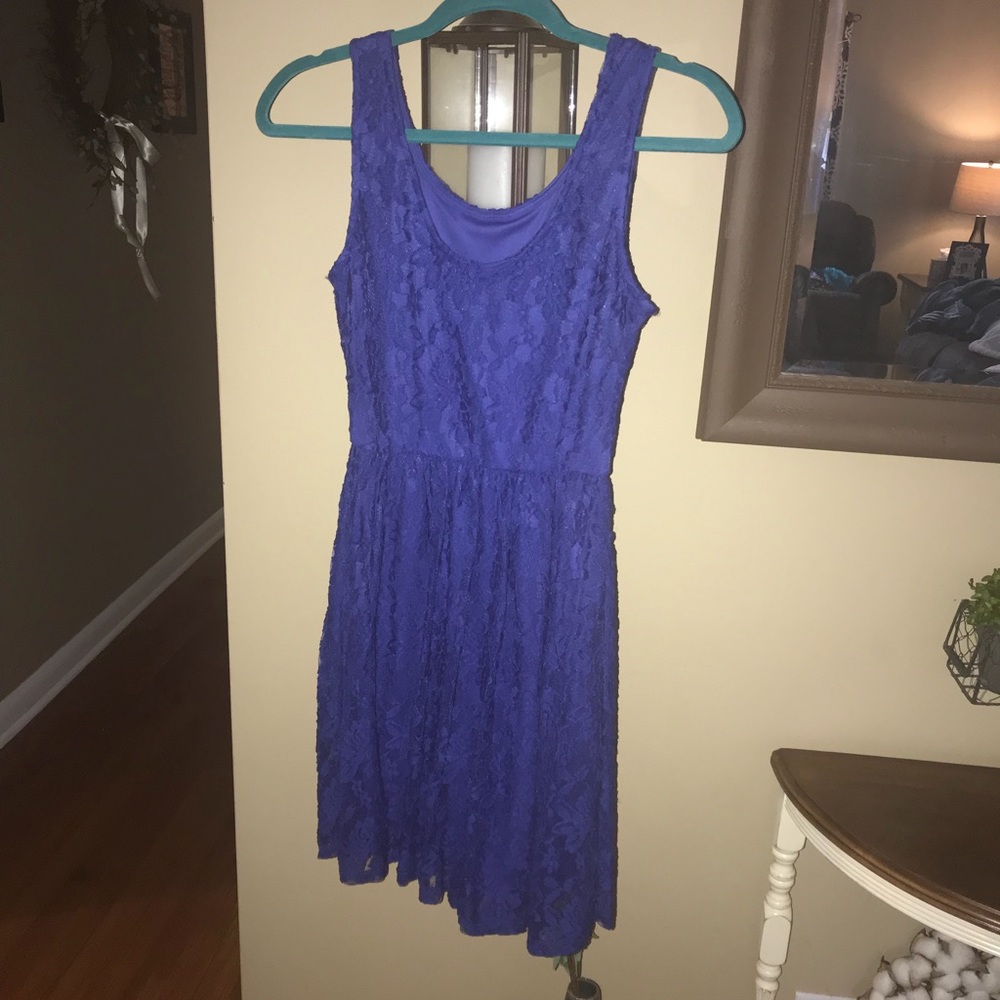 Cobalt Lace Dress